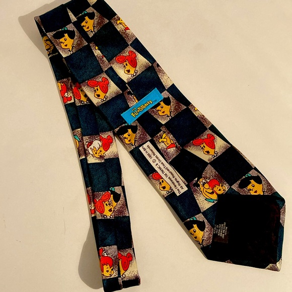 🌙 3/$30 Vintage 1995 90s Fred Flintstone Tie • Father’s Day gift - Picture 3 of 3